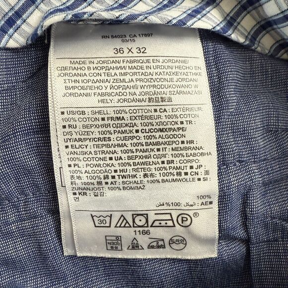 Banana Republic Men's Kentfield Pants Heather Grey Cotton Size 36 x 32 - Picture 4 of 12